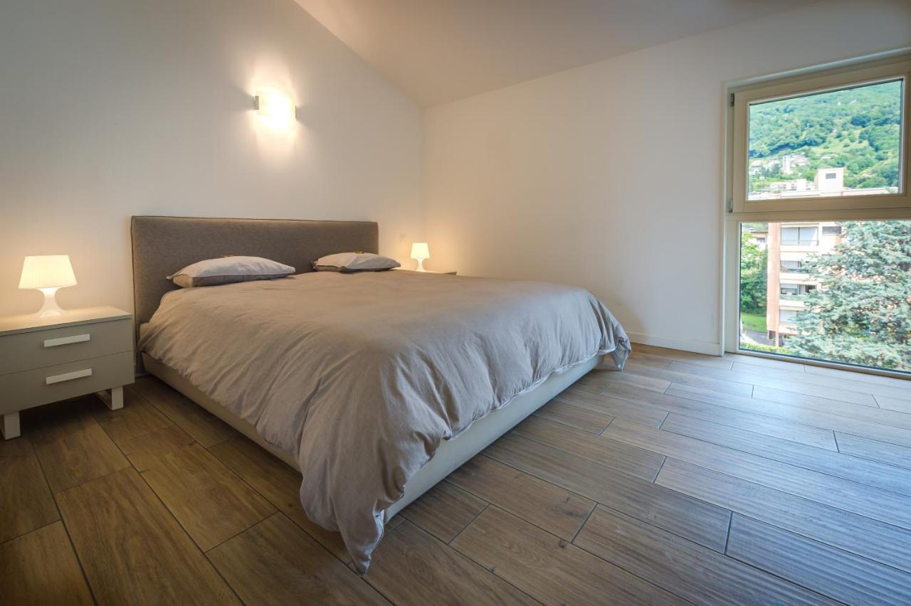 Modern Apartment In ルガーノ エクステリア 写真