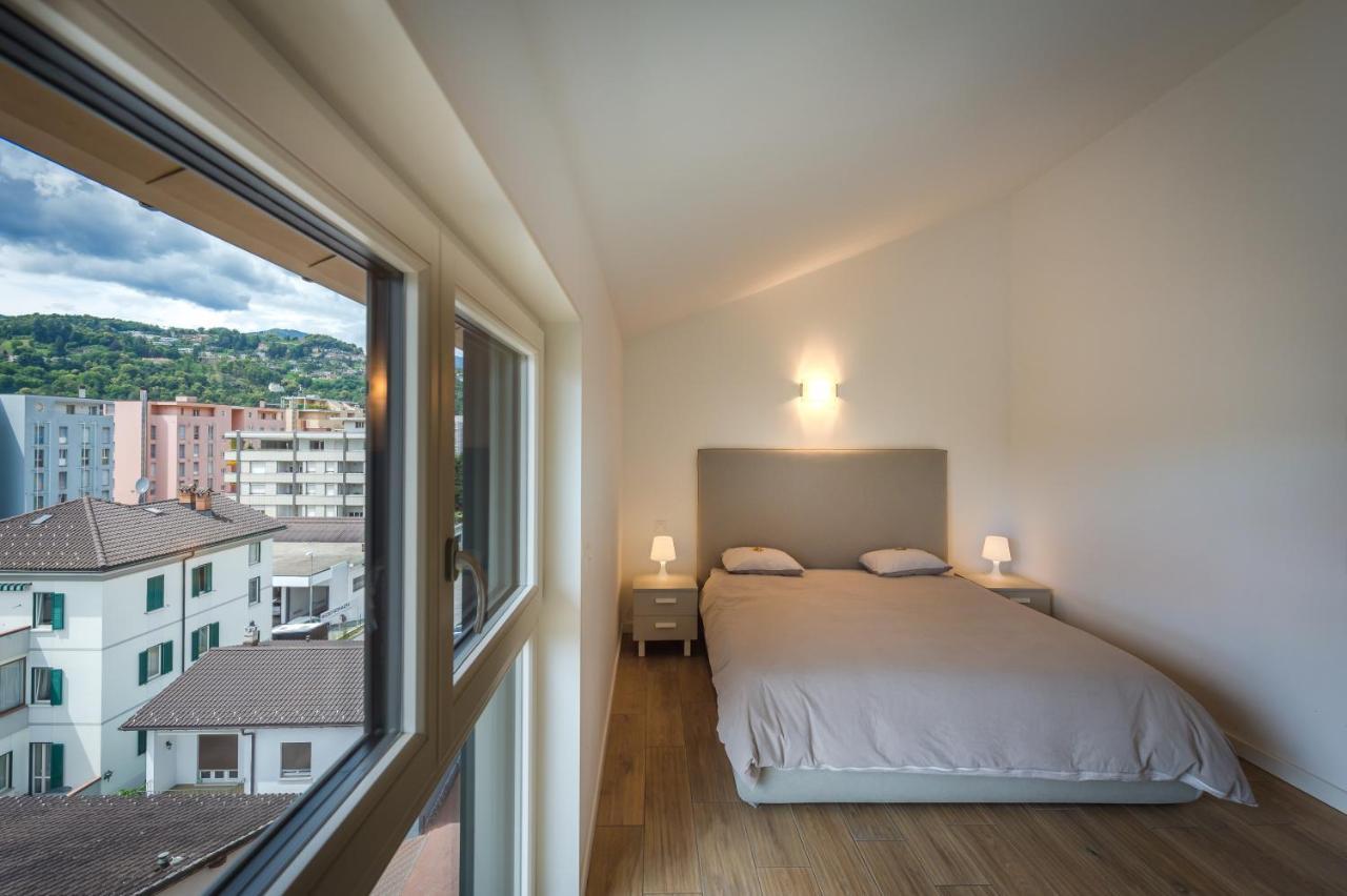 Modern Apartment In ルガーノ エクステリア 写真